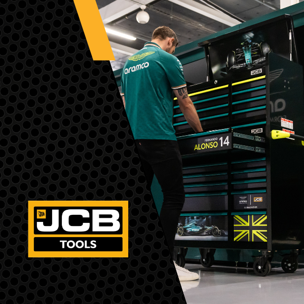 Press Release: Aston Martin F1 Racing and JCB Roller Tools Cabinets