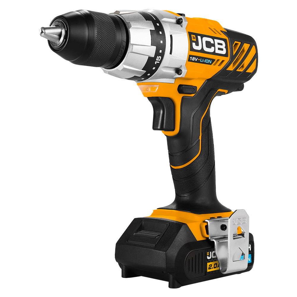 JCB 18V TWINPACK WITH INSPECTION LIGHT IN W-BOXX 136 POWER TOOL CASE | JCB-18TPK-4IL - Body Unit
