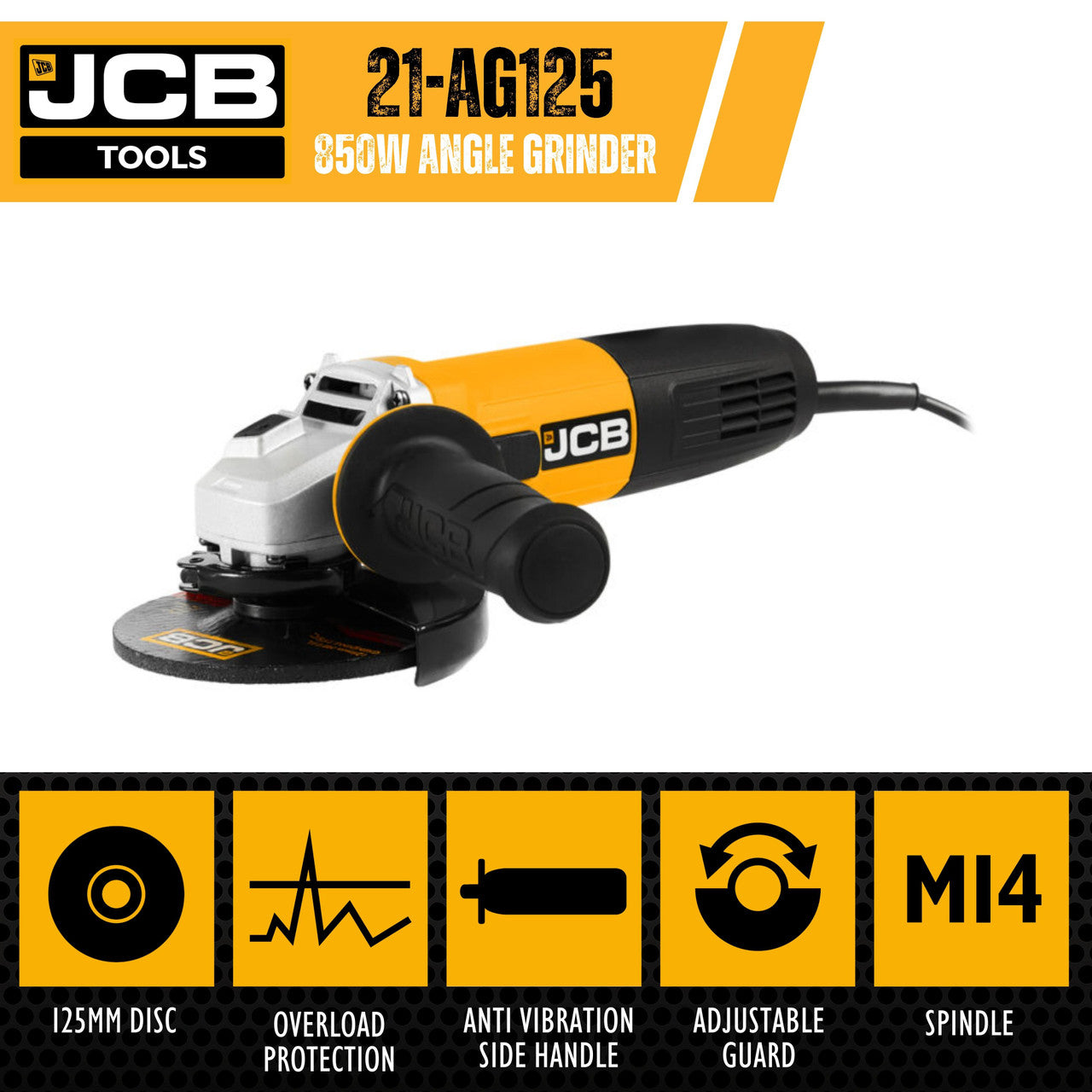 JCB Tools Electric Grinder  | 21-AG125