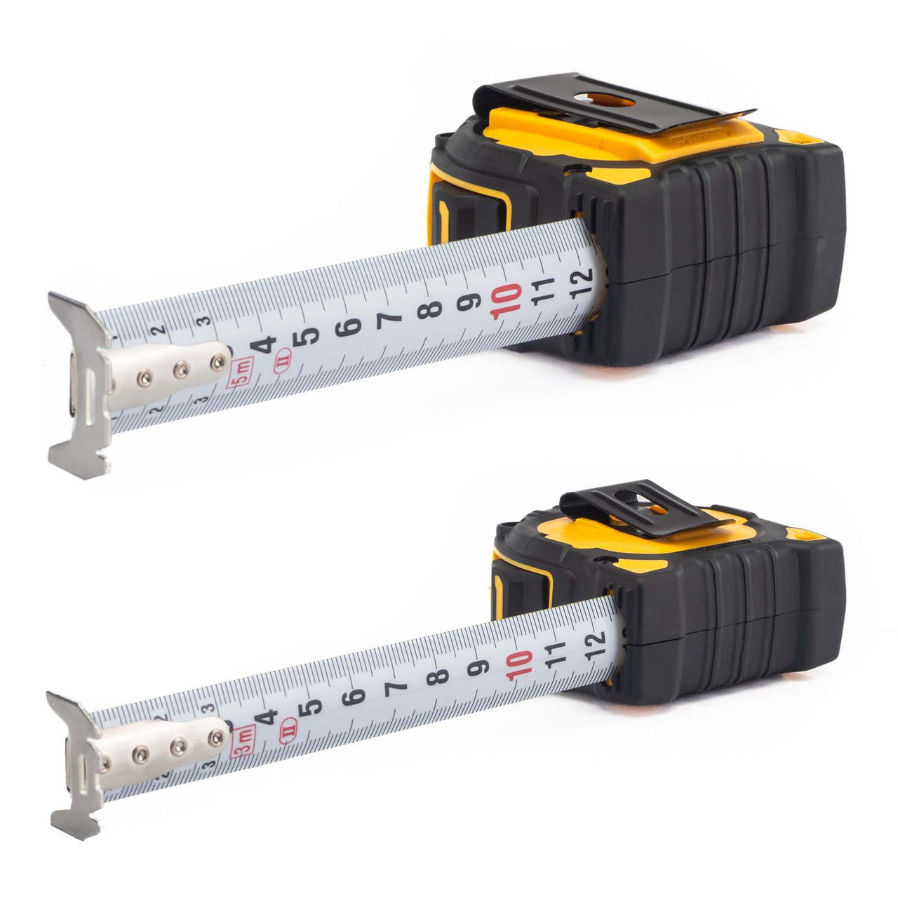 JCB 2 PC Tape Measure Set MM Side Showing