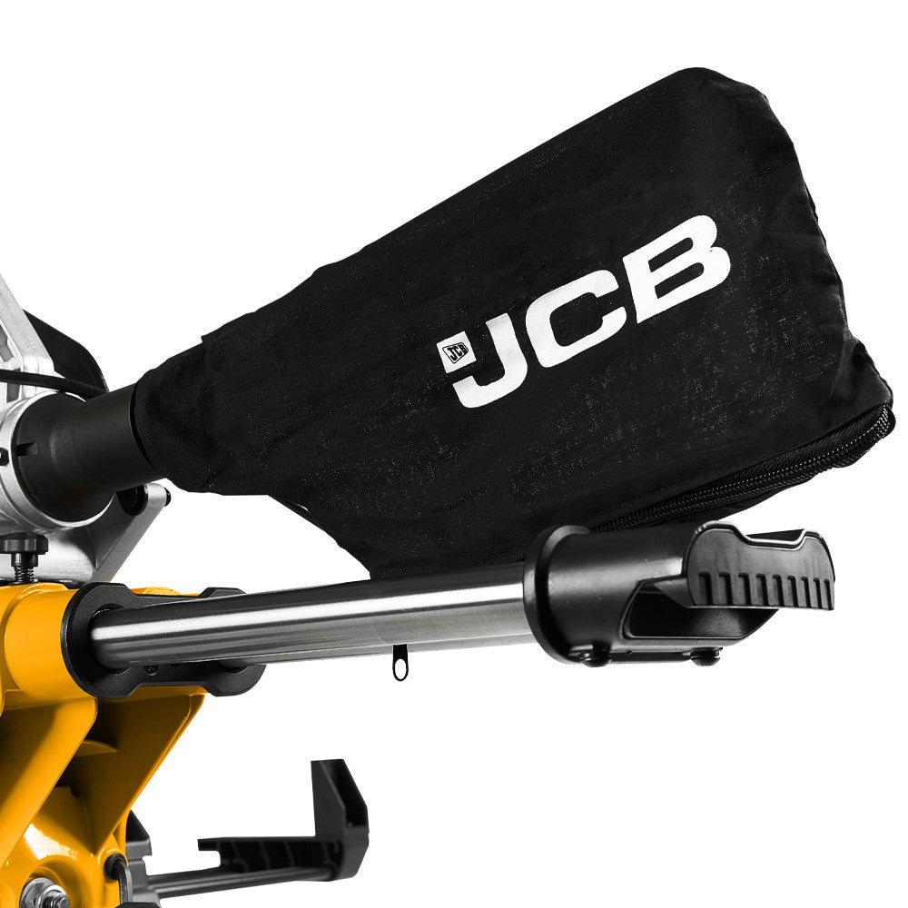 JCB 254mm Sliding Mitre Saw | 21-MS-254SB - Collector bag