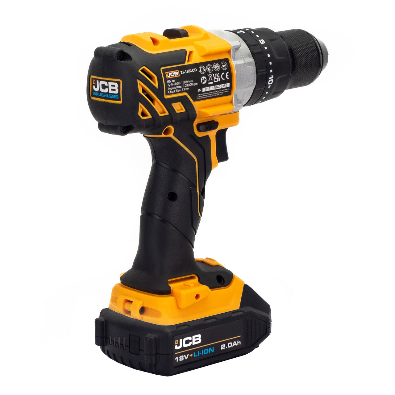 JCB 18V Brushless Impact Twinpack 2.0Ah in W-Boxx 136 | 21-18BL-TPK-2