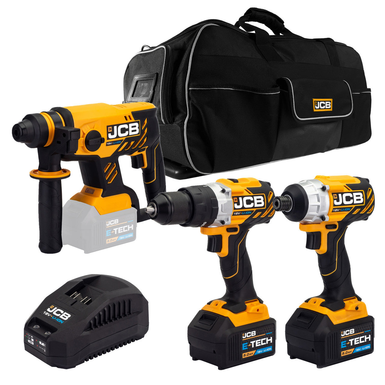 JCB 18V B/L 3 Piece Kit 5Ah | 21-18BL3PK-5