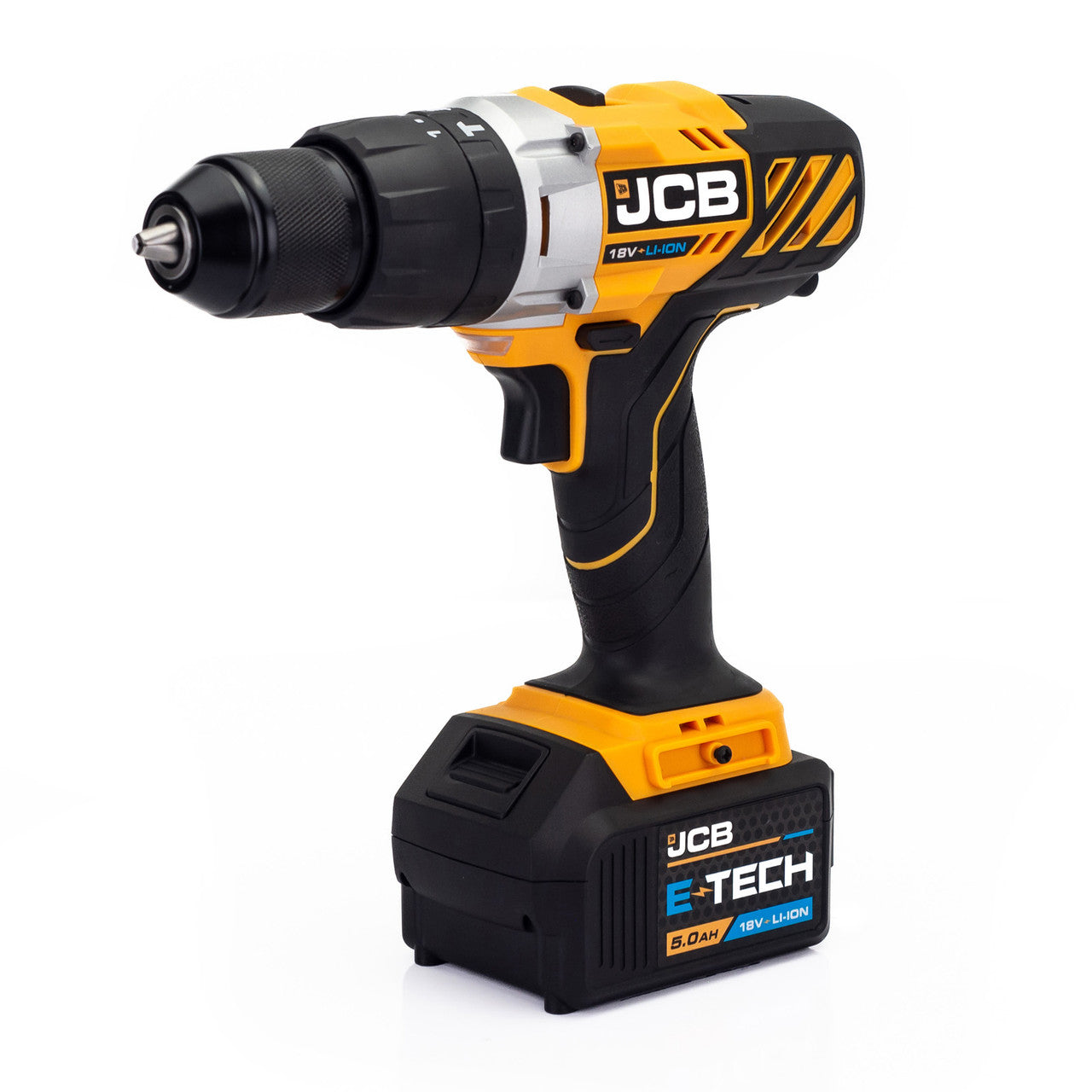 JCB 18V Combi Drill Multi Tool Kit 2x 5.0ah super fast charger in 20" kit bag | 21-18MTCD-5