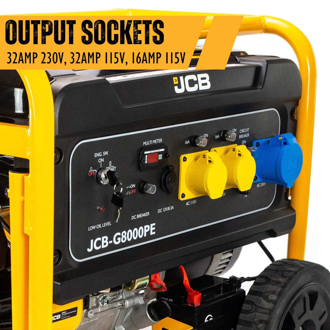 230v / 115v Versatile Sockets Genrerator
