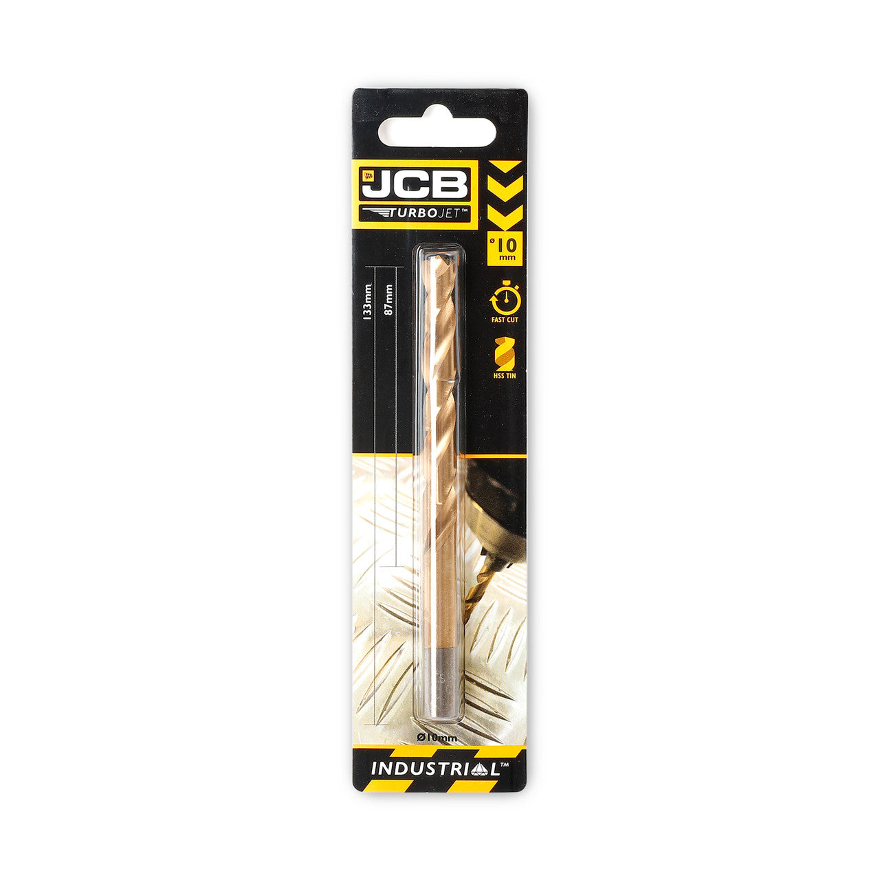 JCB TurboJet 7 Point HSS Drill Bit 10 x 133 mm | 5055803318826