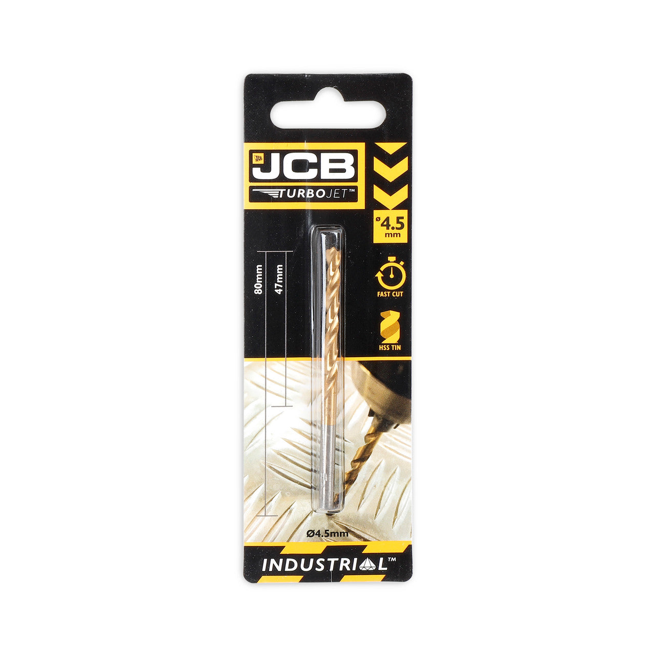 JCB TurboJet 7 Point HSS Drill Bit 4.5 x 80 mm | 5055803318710