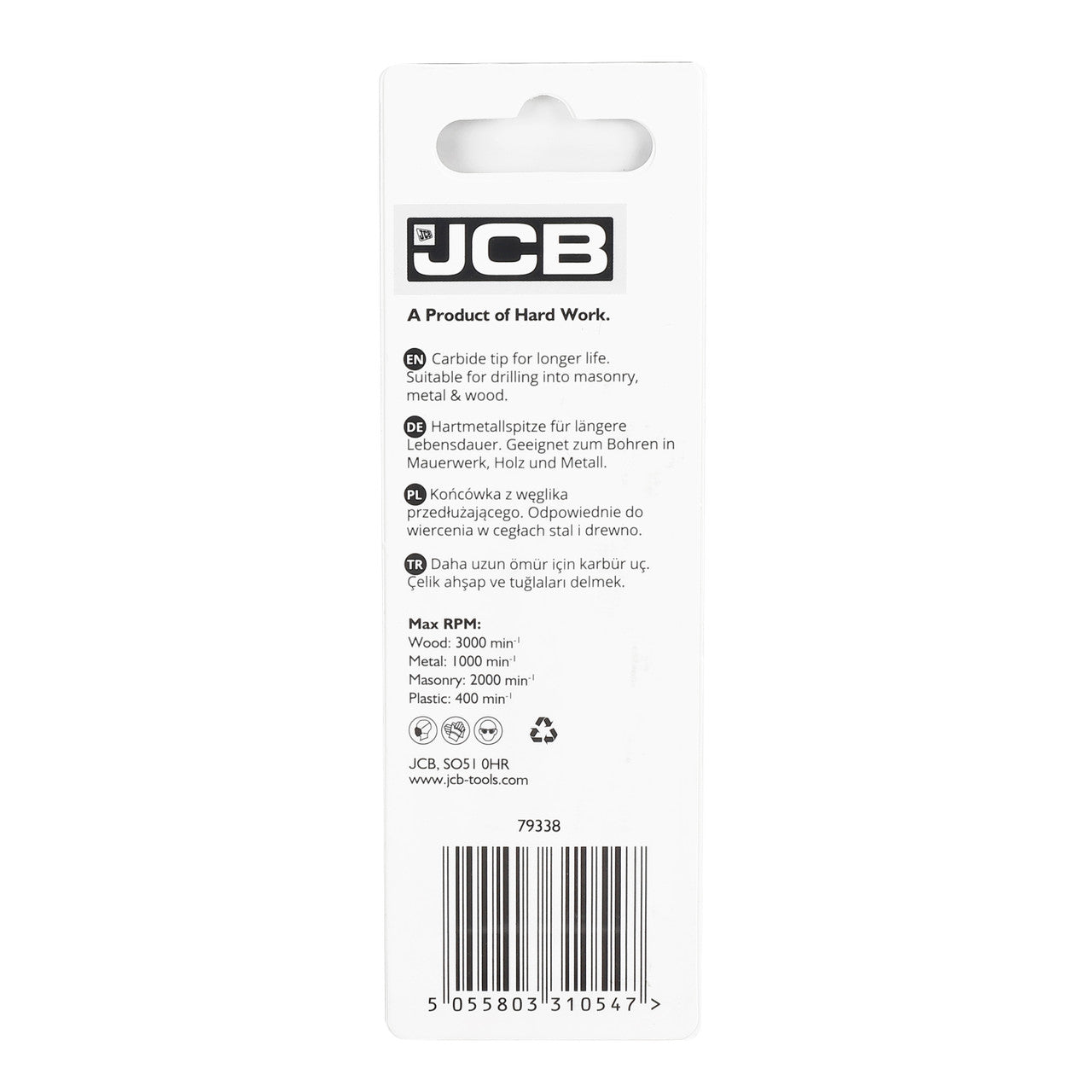JCB 5.5 x 85mm Multi Purpose Drill Bit | 5055803310547