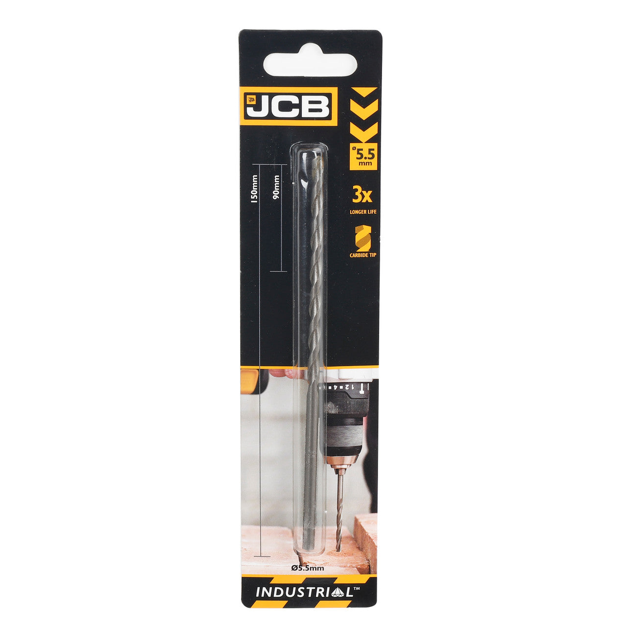 JCB Masonry Drill Bit 5.5 x 150 mm | 5055803301019