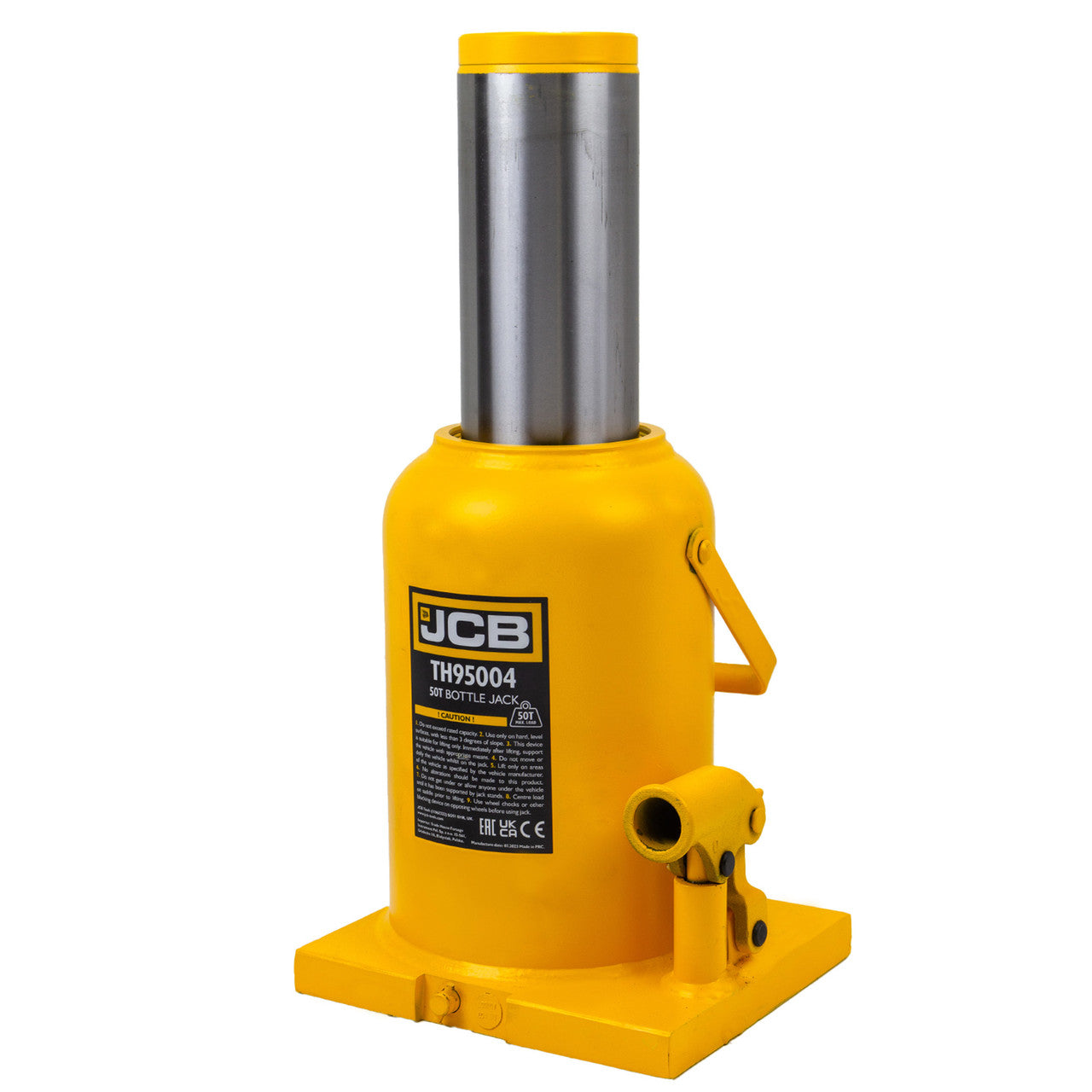 JCB 50 Tonne Automotive Hydraulic Bottle Jack, 420mm Maximum Lift