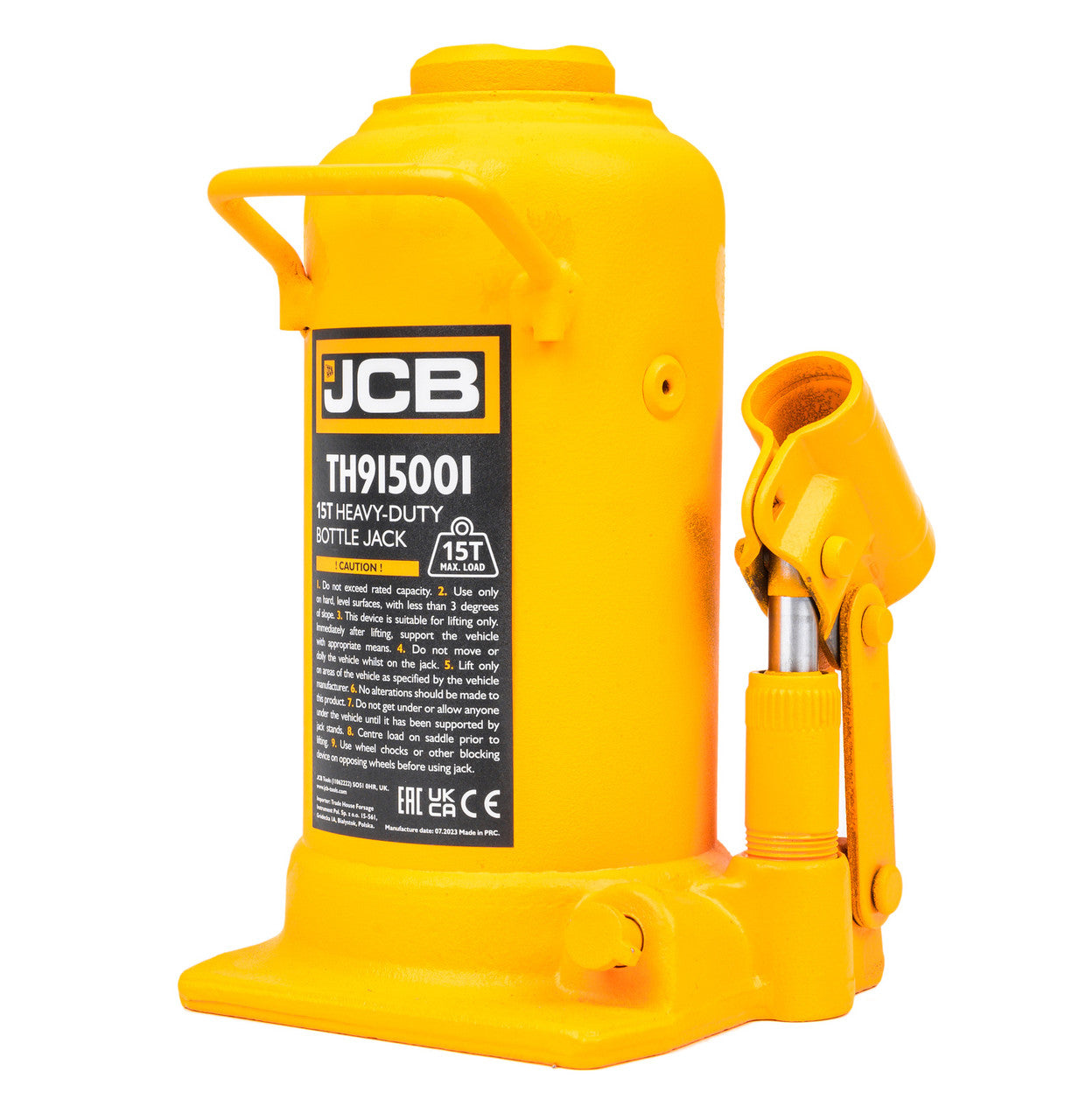 15 Tonne Lifting Capacity: Suitable for light commercial vehicles, SUVs, off-road vehicles and construction applications