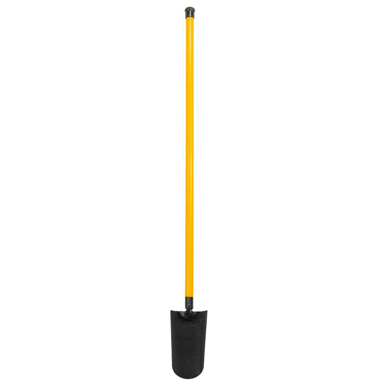 Construction: Tubular steel with a round mouth blade.