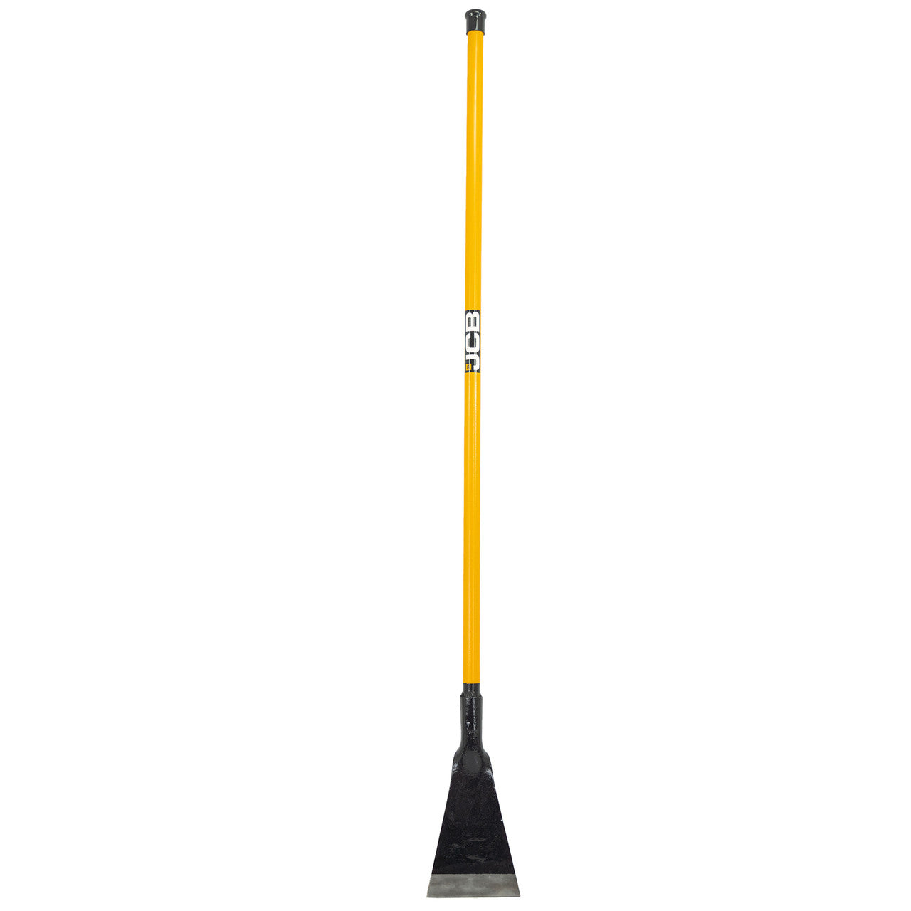 Construction: Heavy-duty tubular steel shaft and a solid carbon steel blade.