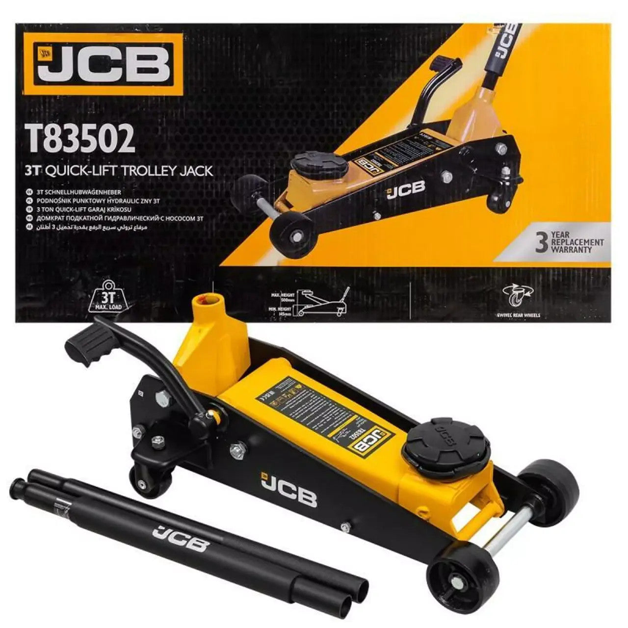 Heavy-duty steel construction for enhanced stability and durability
Swivel rear wheels for easy manoeuvring and precise positioning
