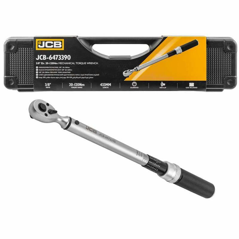 Adjustable Torque Range: Offers precise torque settings from 20-120 Nm for accurate tightening.