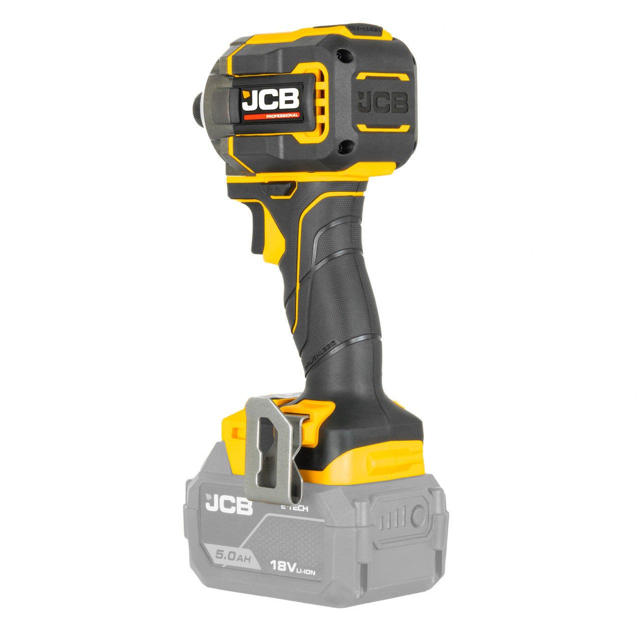 JCB Pro 18V Compact Impact Driver 230Nm, 4 Settings, Quick Release ¼” Chuck (Bare Tool) | JCB-18PID-230