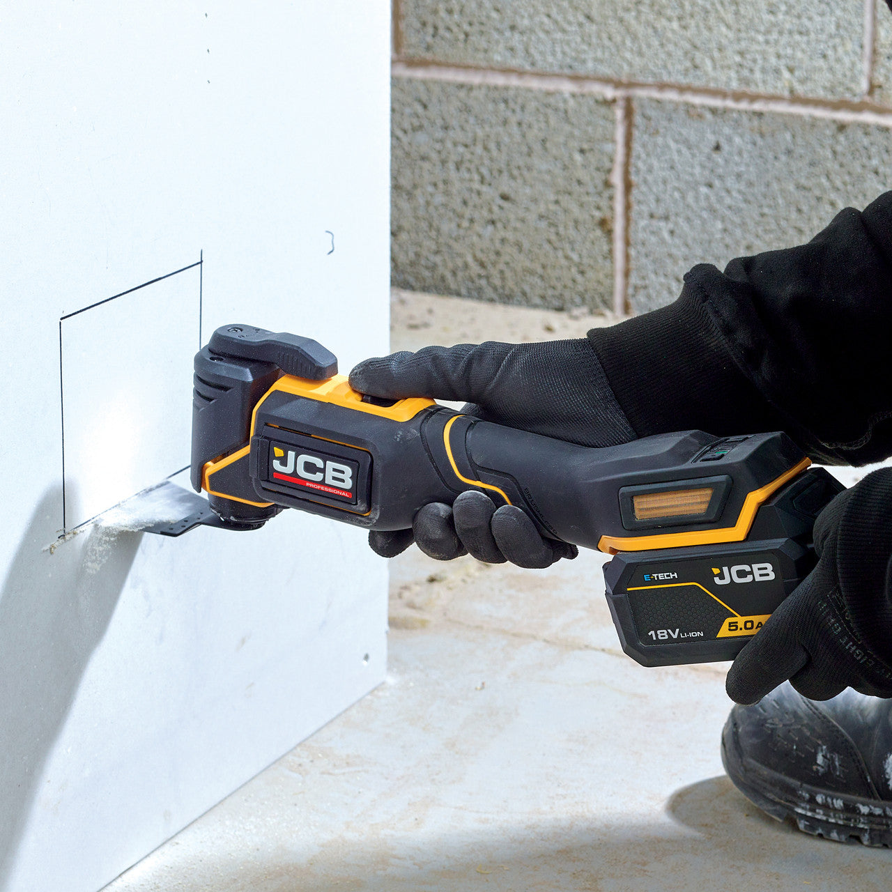 JCB Pro 18V Multi Tool, Brushless, 9-Speed Control, Tool-Free Change  (Bare Tool) | JCB-18PMT-32
