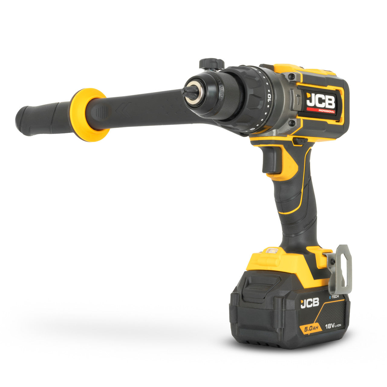 JCB Professional 18V 160Nm Brushless Combi Drill, 2x 5.0Ah