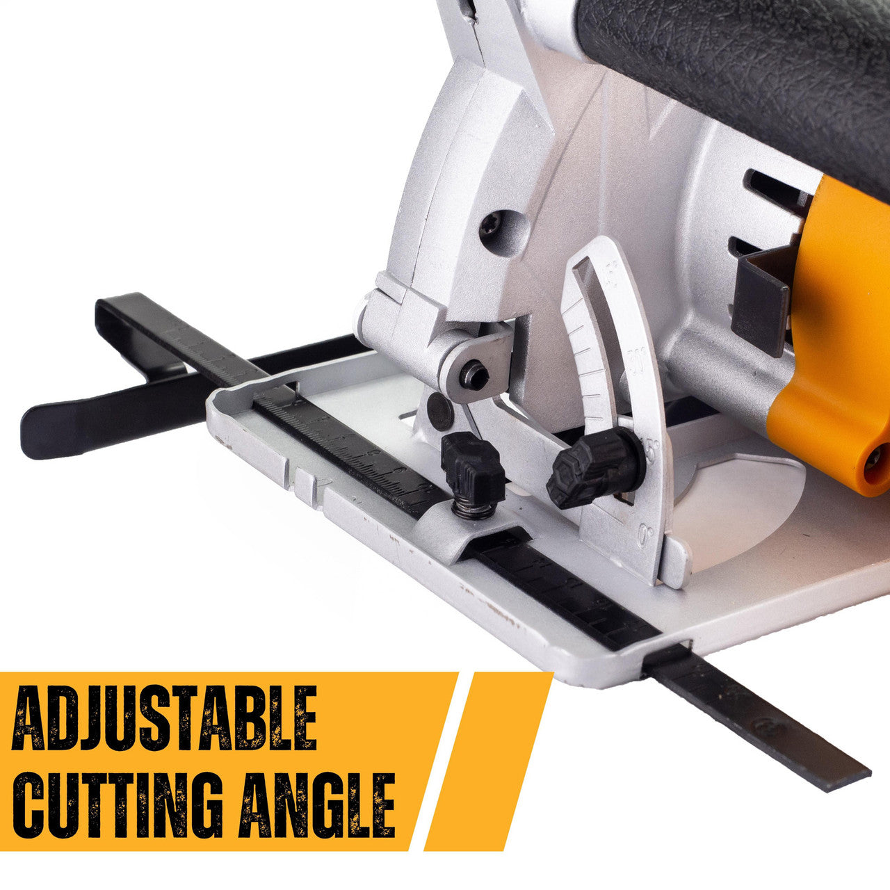JCB Electric Circular Saw, 184mm Blade Max Cut  65mm, 90-45° Bevel,Corded, 1500W, 230V | 21-CS1500