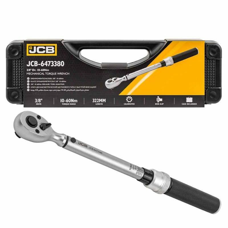 JCB 3/8'' Mechanical Drive Torque Wrench | JCB-6473380 – JCB Tools
