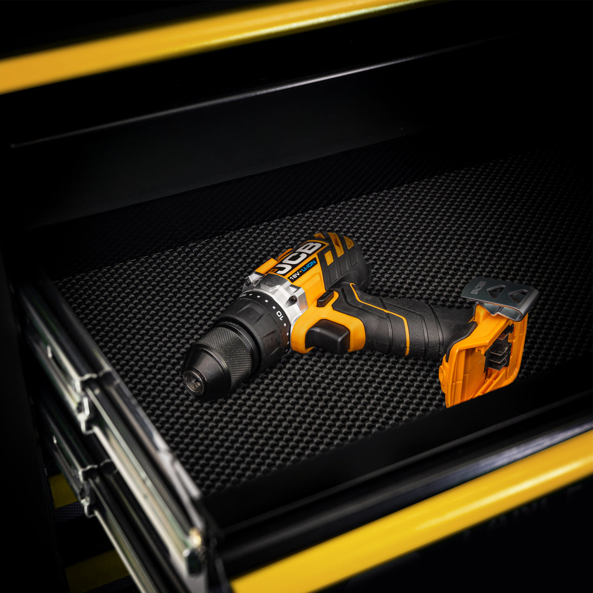 Roiller Design Stack JCB 42’’ Roller Cabinet and Top Tool Chest Stack | JCBSTACK – JCB Tools