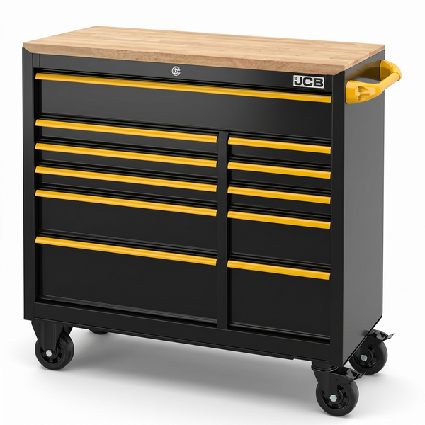 JCB Classic Design 42'' Roller Tool Cabinet | JCBRCBB – JCB Tools