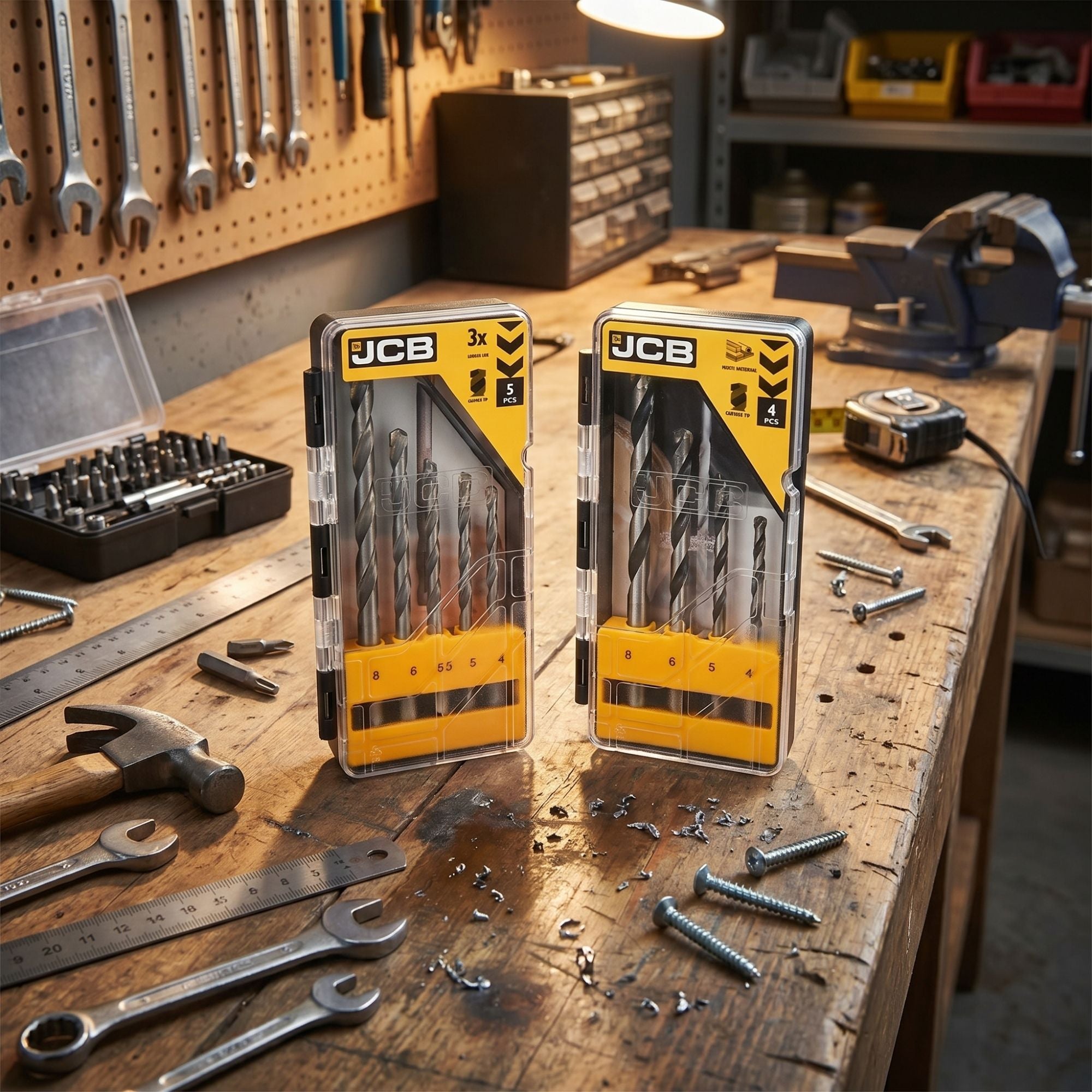 JCB Builder Masonry & Multi-Purpose Drill Bit Kit