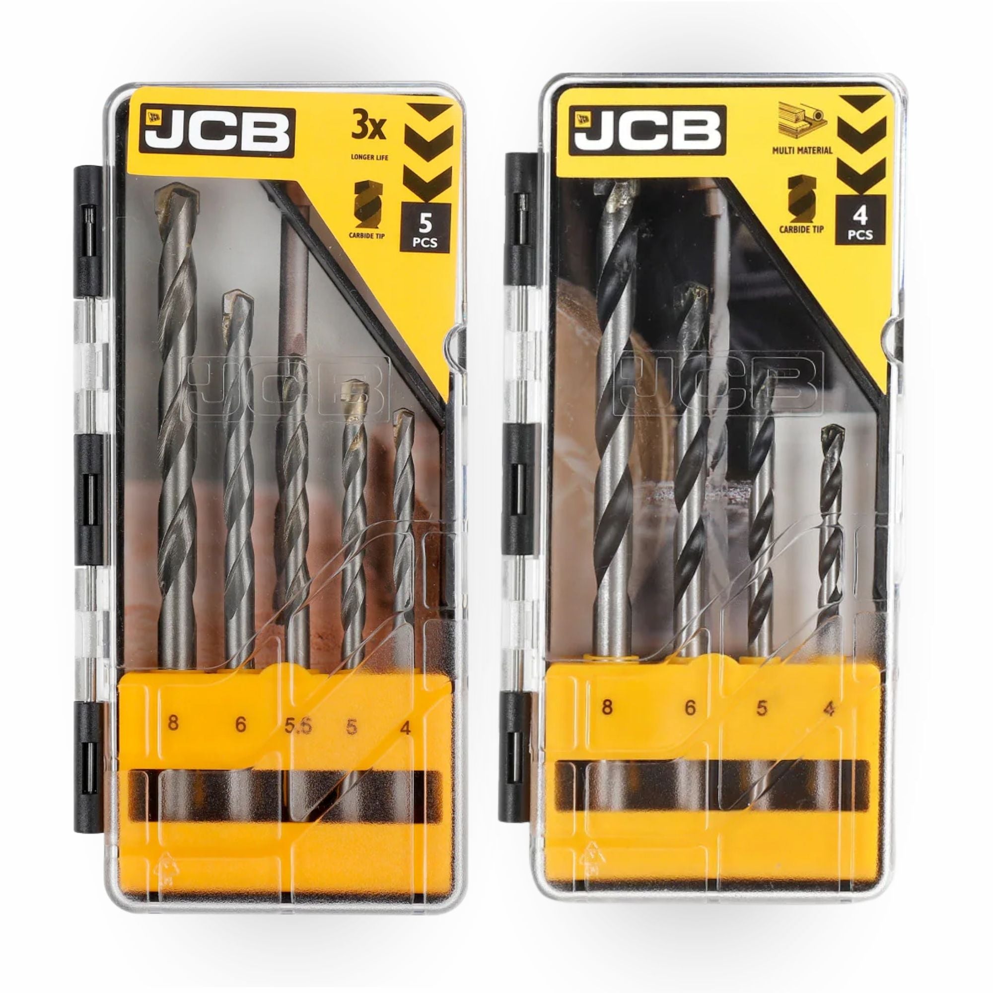 JCB Builder Masonry & Multi-Purpose Drill Bit Kit