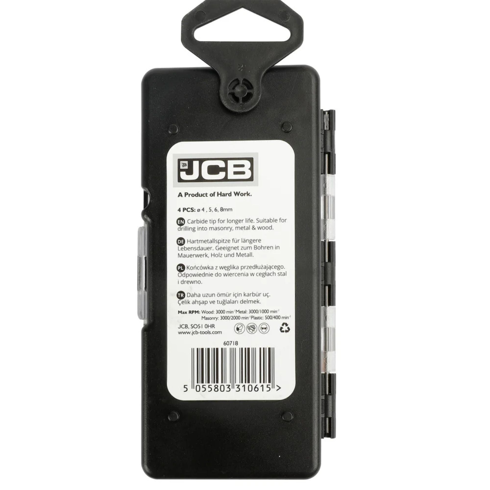 JCB Builder Impact & Masonry Drilling Kit