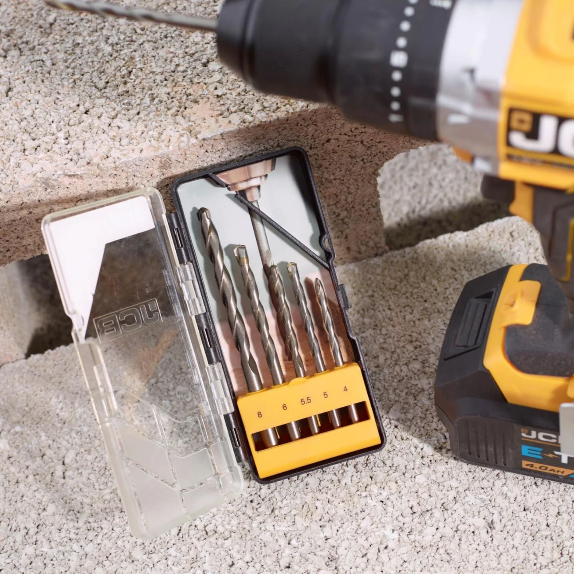 JCB Builder Impact & Masonry Drilling Kit