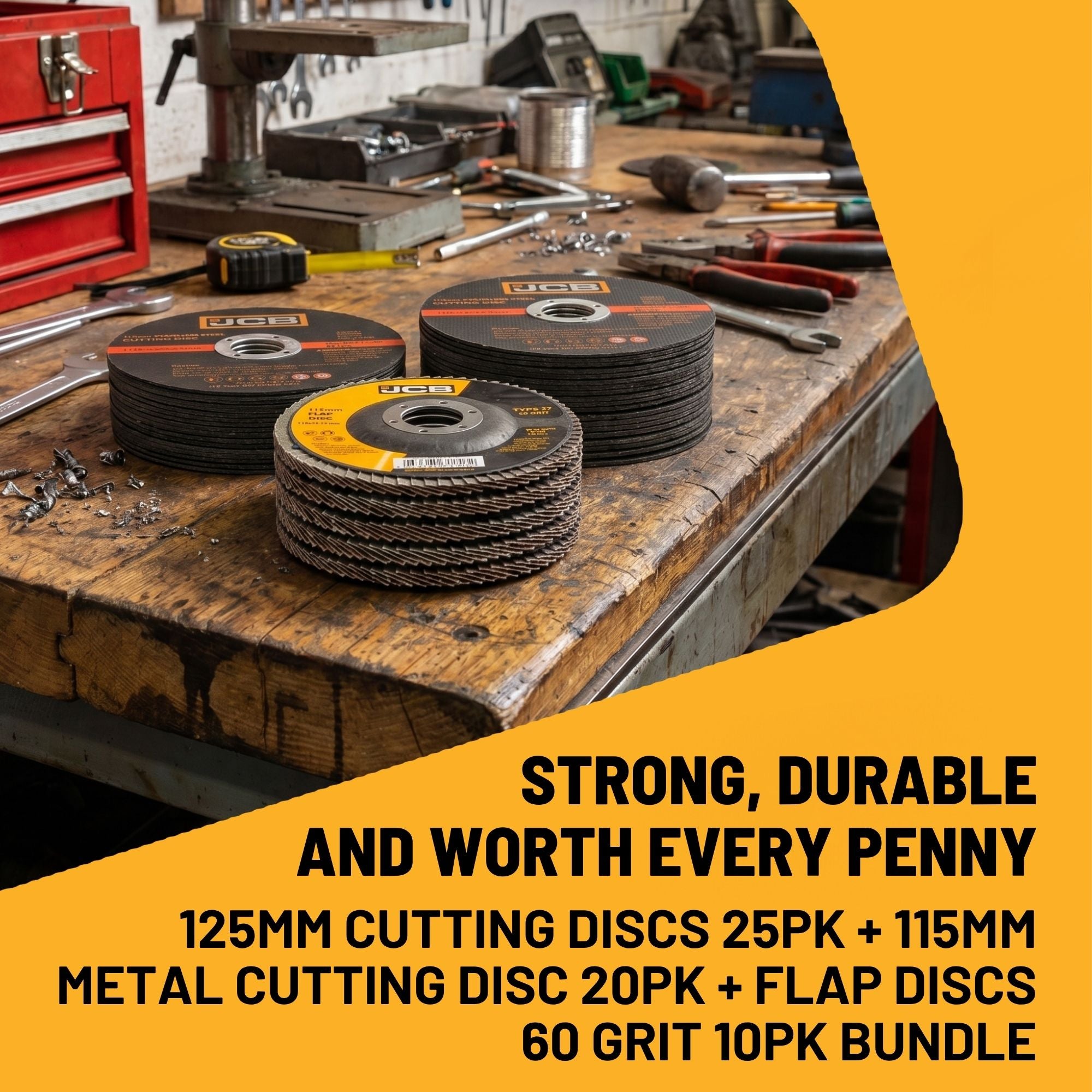 JCB Metalworker Cutting, Grinding & Finishing Kit