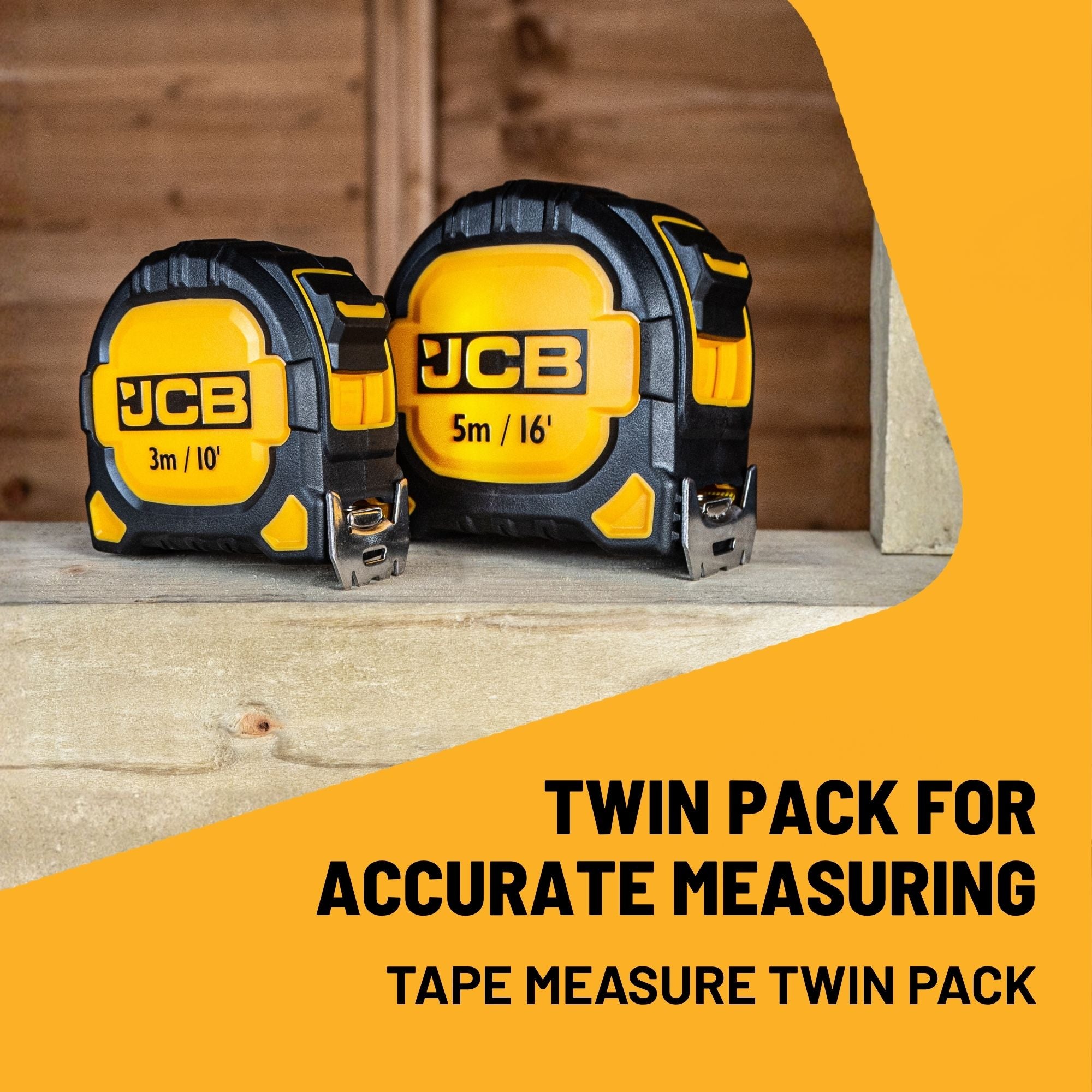 JCB DIY Impact Bit & Tape Measure Kit
