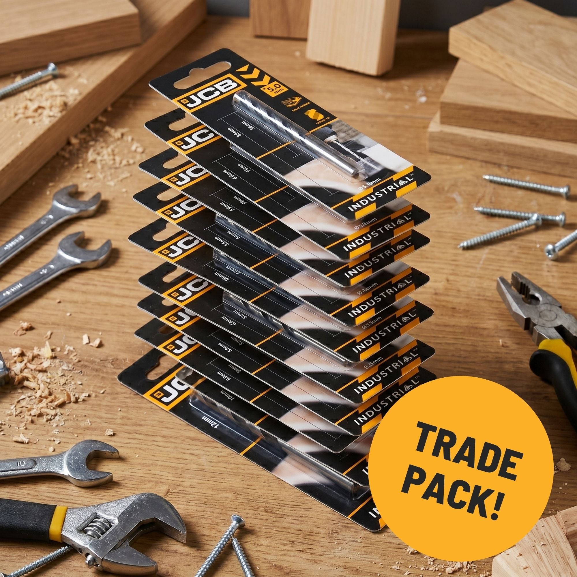 JCB Multi-Purpose Drill Bit Trade Pack
