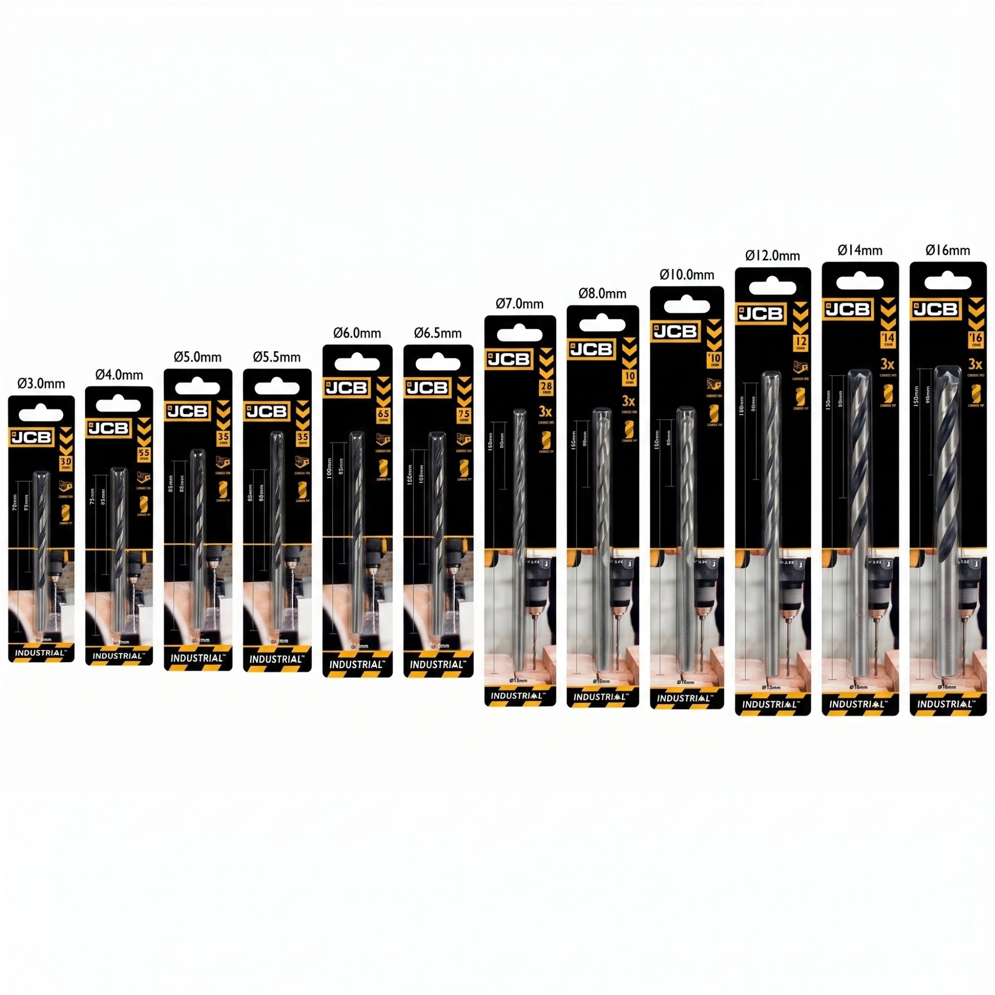 JCB Masonry Drill Bit Trade Pack