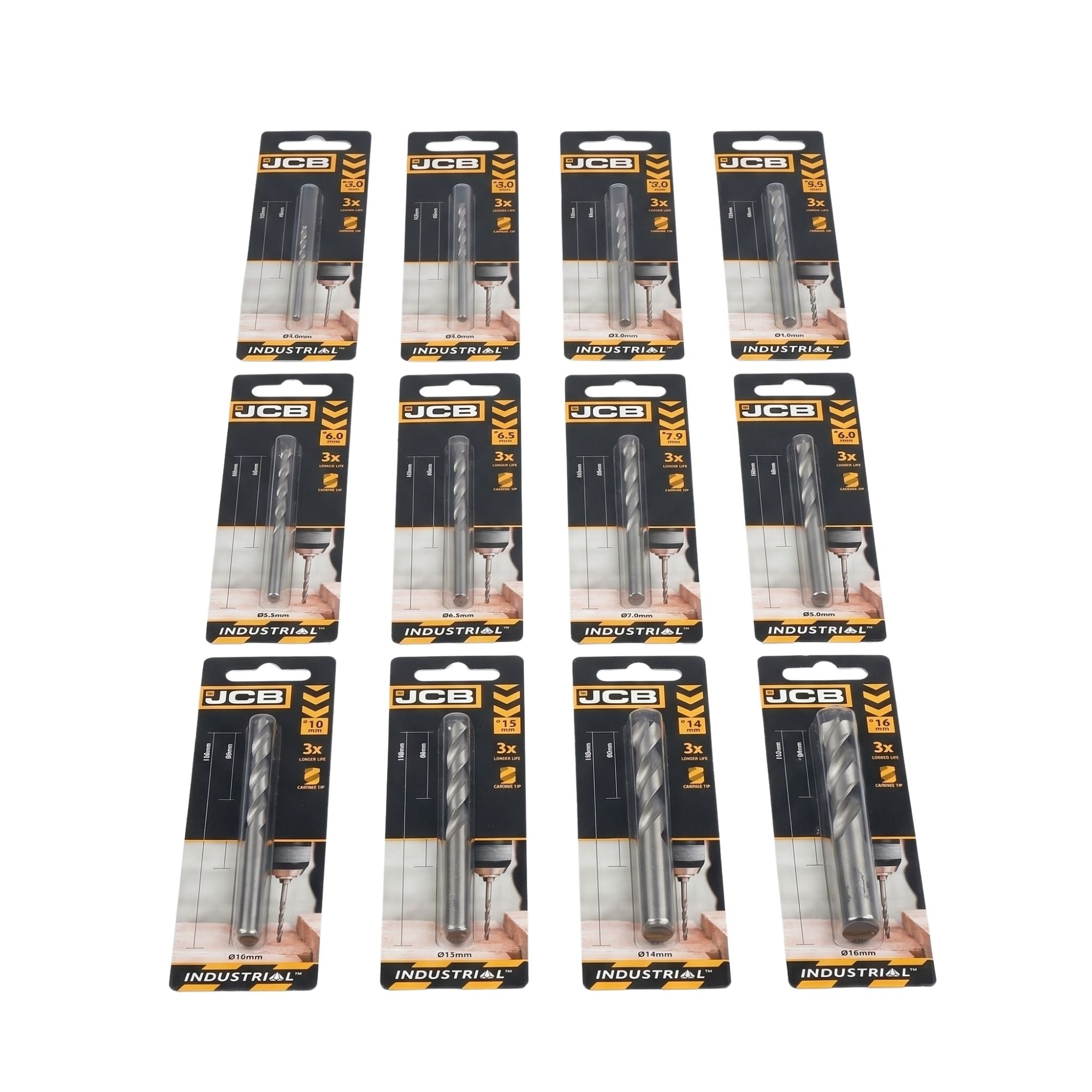 JCB Masonry Drill Bit Trade Pack