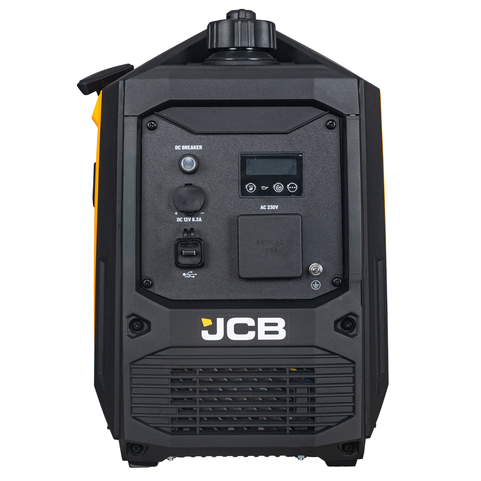 JCB 2000W, 2kW Inverter Generator, Pure Sine Wave, Quiet & Lightweight | JCB-IG2000