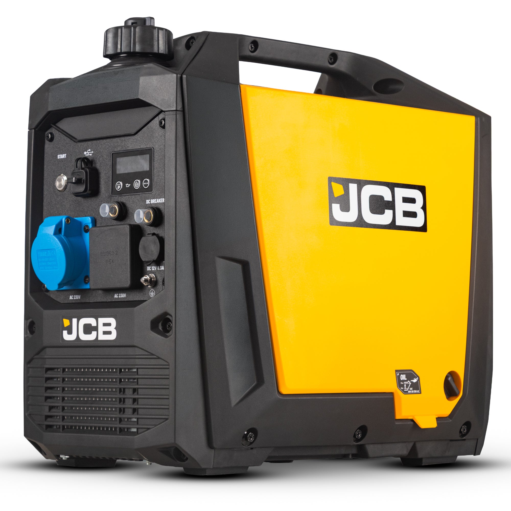 JCB, 3.4kW Inverter Generator, Pure Sine Wave, Electric Start | JCB-IG3500E