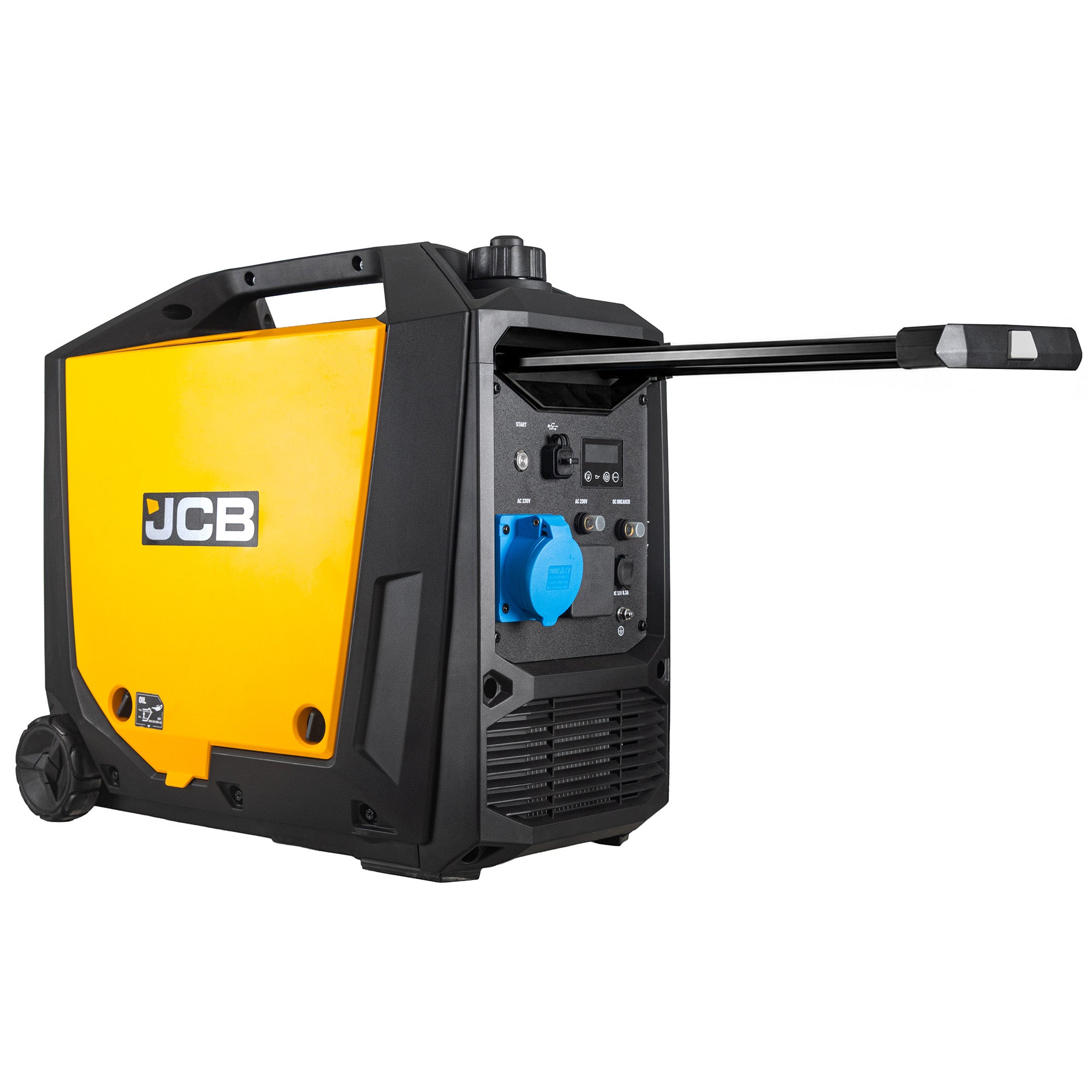 JCB, 4.2kW Inverter Generator, Electric Start, Wheels | JCB-IG4200E