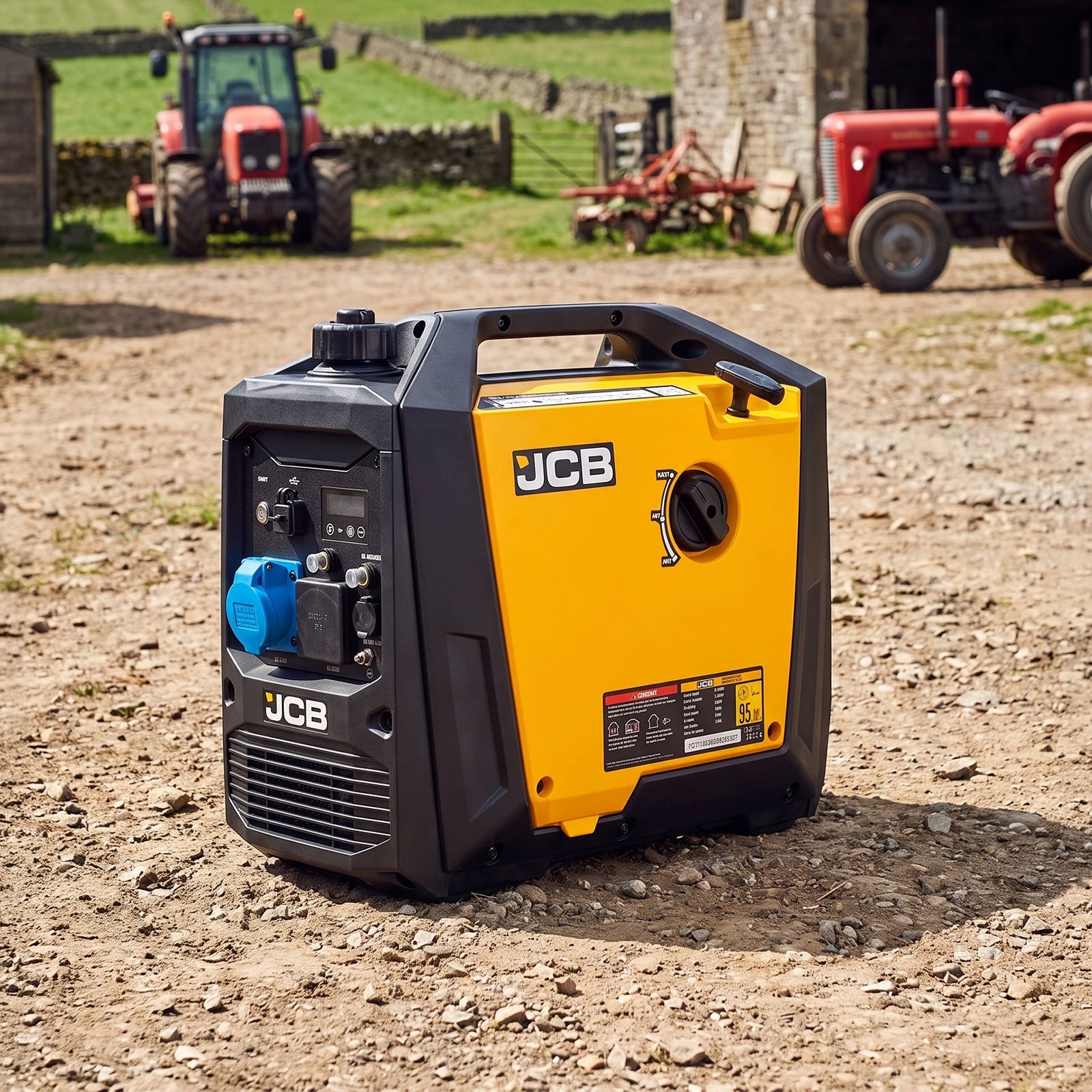 JCB, 4.2kW Inverter Generator, Electric Start, Wheels | JCB-IG4200E