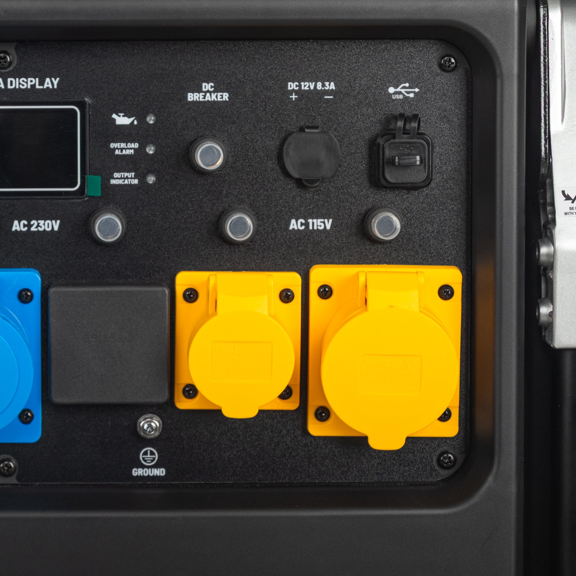 JCB, 11kW Dual-Voltage Inverter Generator, Remote Start, Wheels | JCB-IG12000DVE