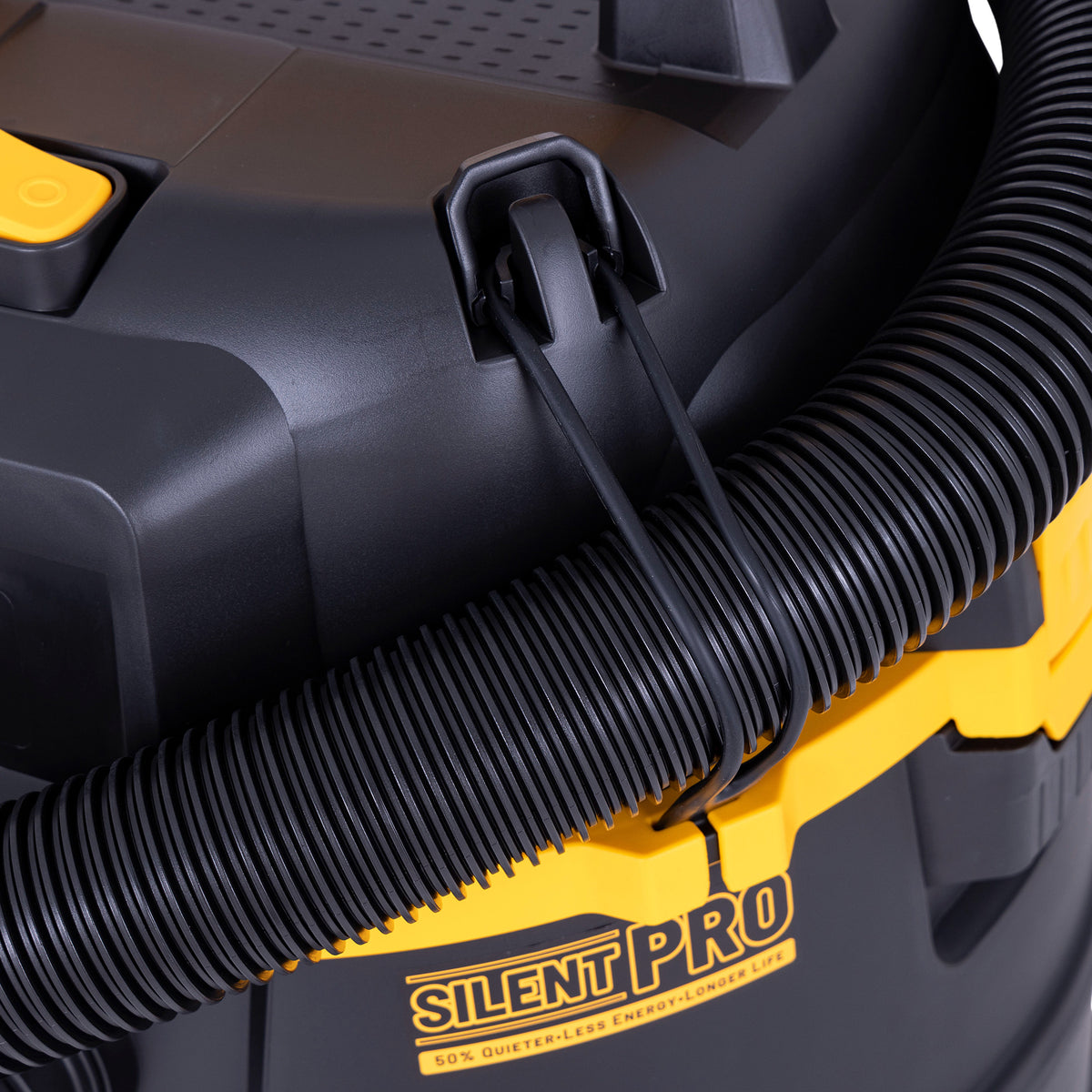 JCB, Silent Pro 61L L-Class Wet & Dry Vacuum Cleaner, 65dB(A) & 47L/s Airflow | JCB-SVACP-61L