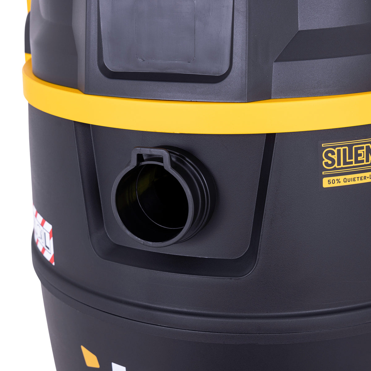 JCB, Silent Pro 61L L-Class Wet & Dry Vacuum Cleaner, 65dB(A) & 47L/s Airflow | JCB-SVACP-61L