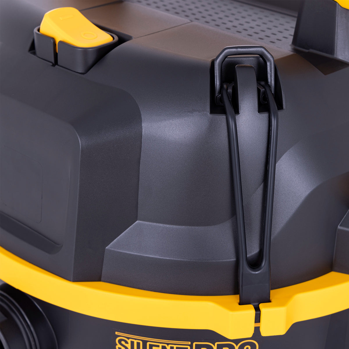 JCB, Silent Pro 34L L-Class Wet & Dry Vacuum Cleaner, 65dB(A) & 45L/s Airflow | JCB-SVACP-34L