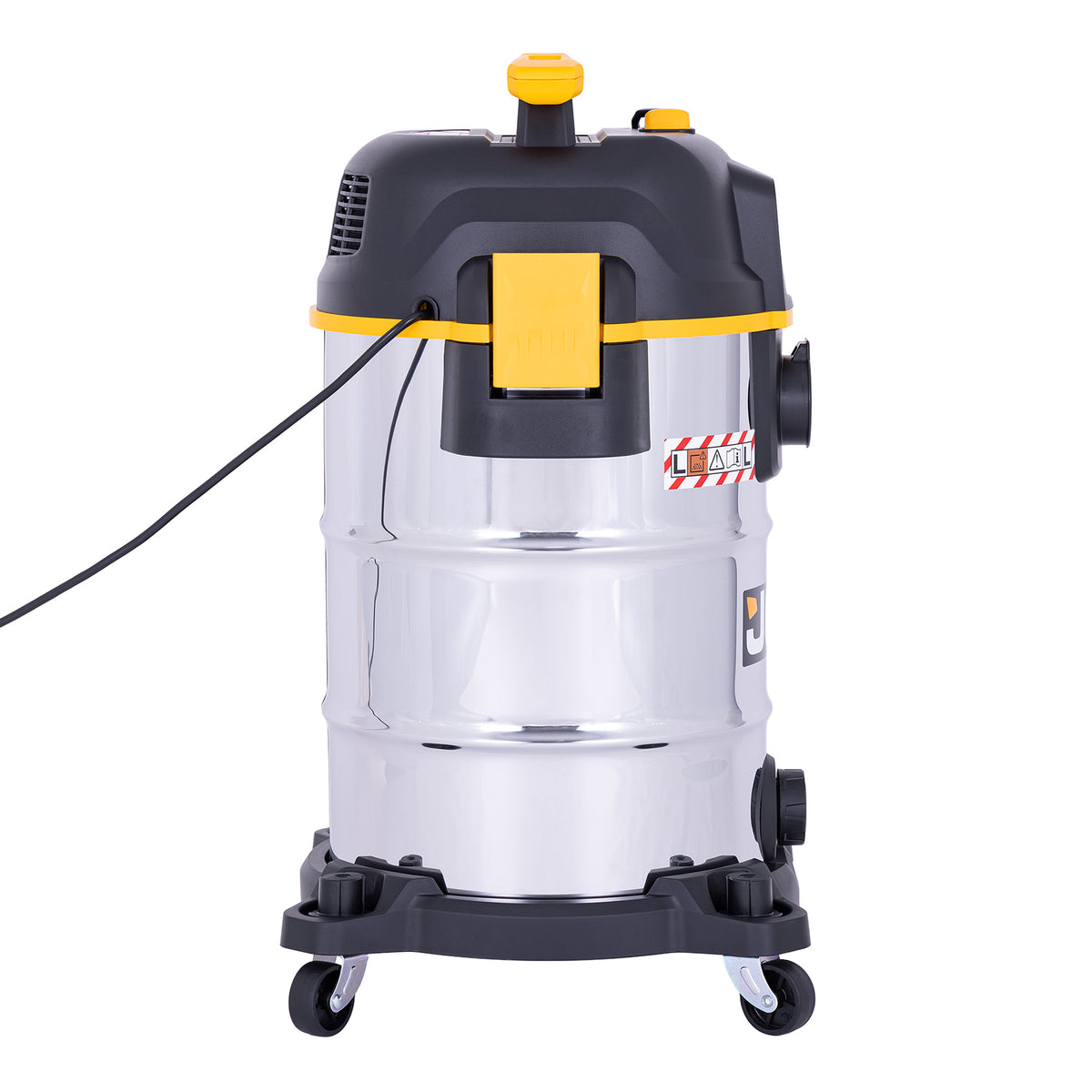 JCB, Silent Pro 30L L-Class Stainless Steel Wet & Dry Vacuum Cleaner, 65dB(A) | JCB-SVACS-30L