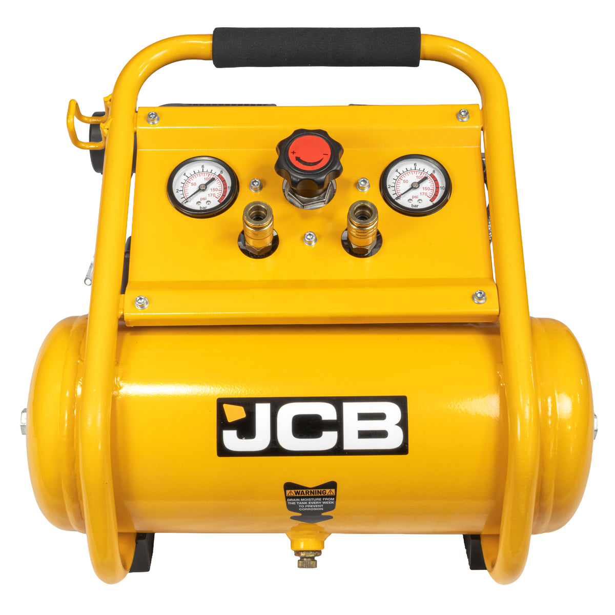 JCB Silent Pro 8L Oil-Free Air Compressor, 8 Bar & 131L/min Displacement | JCB-OFAC-8H